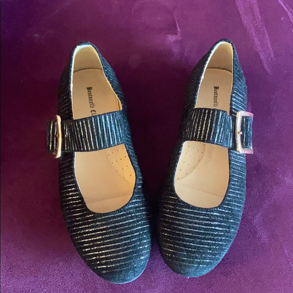Boutaccelli classica shoes black and silver stripe